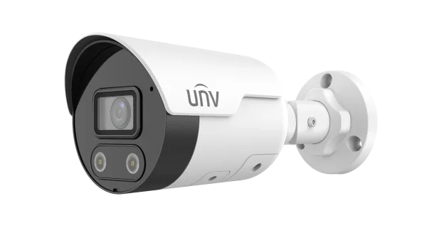 كاميرا مراقبة شبكية UNV Bullet 8MP Dual-Light مع ميكروفون – IPC2128SB-ADF40KMC-I0